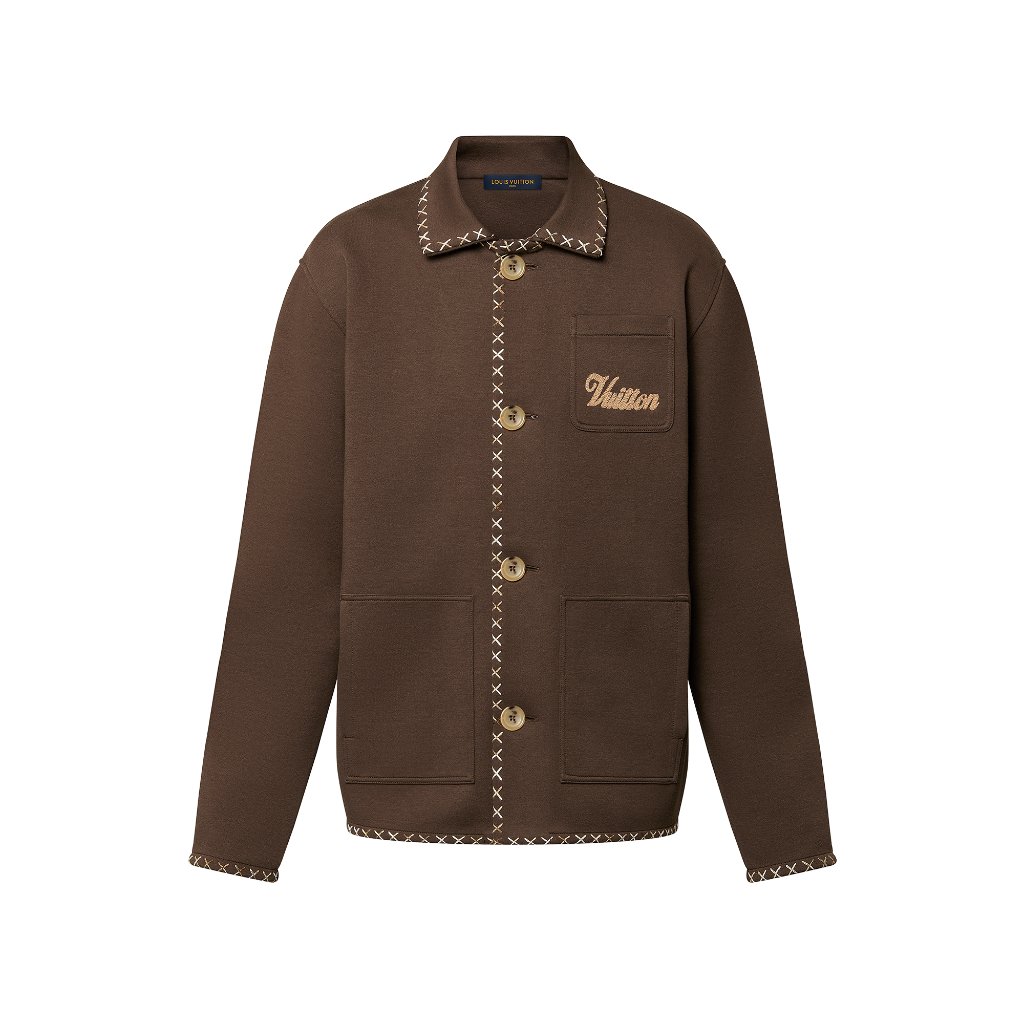 Embroidered Cotton Workwear Jacket - Ready-to-Wear | LOUIS VUITTON